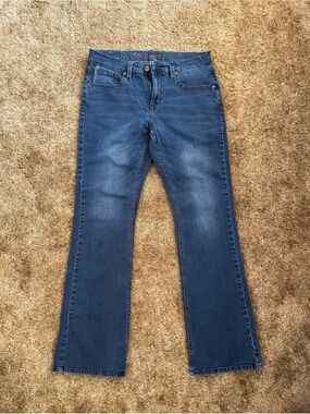 Dark wash Cody James bootcut jeans; perfect condition